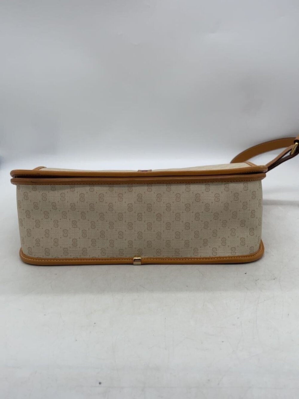 Gucci Sherry Shoulder Bag Beige Tan All over - Picture 4 of 7